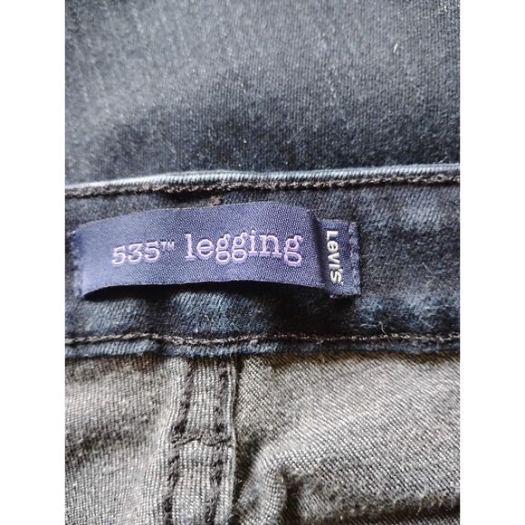Levi's Women's Size 4, 535 Legging Blue Jeans - Picture 4 of 8